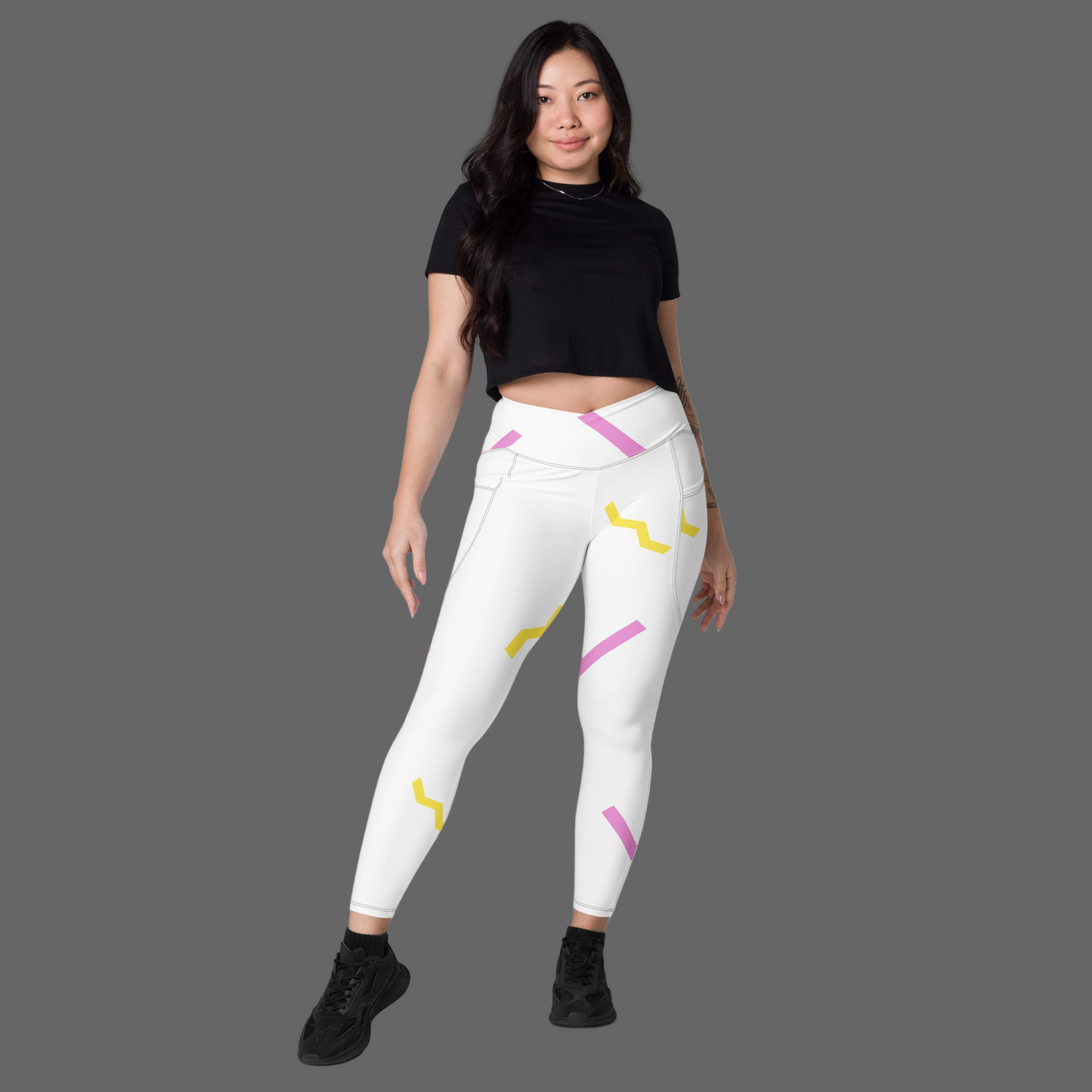FITATOO Tag Crossover Leggings - Fitatoo