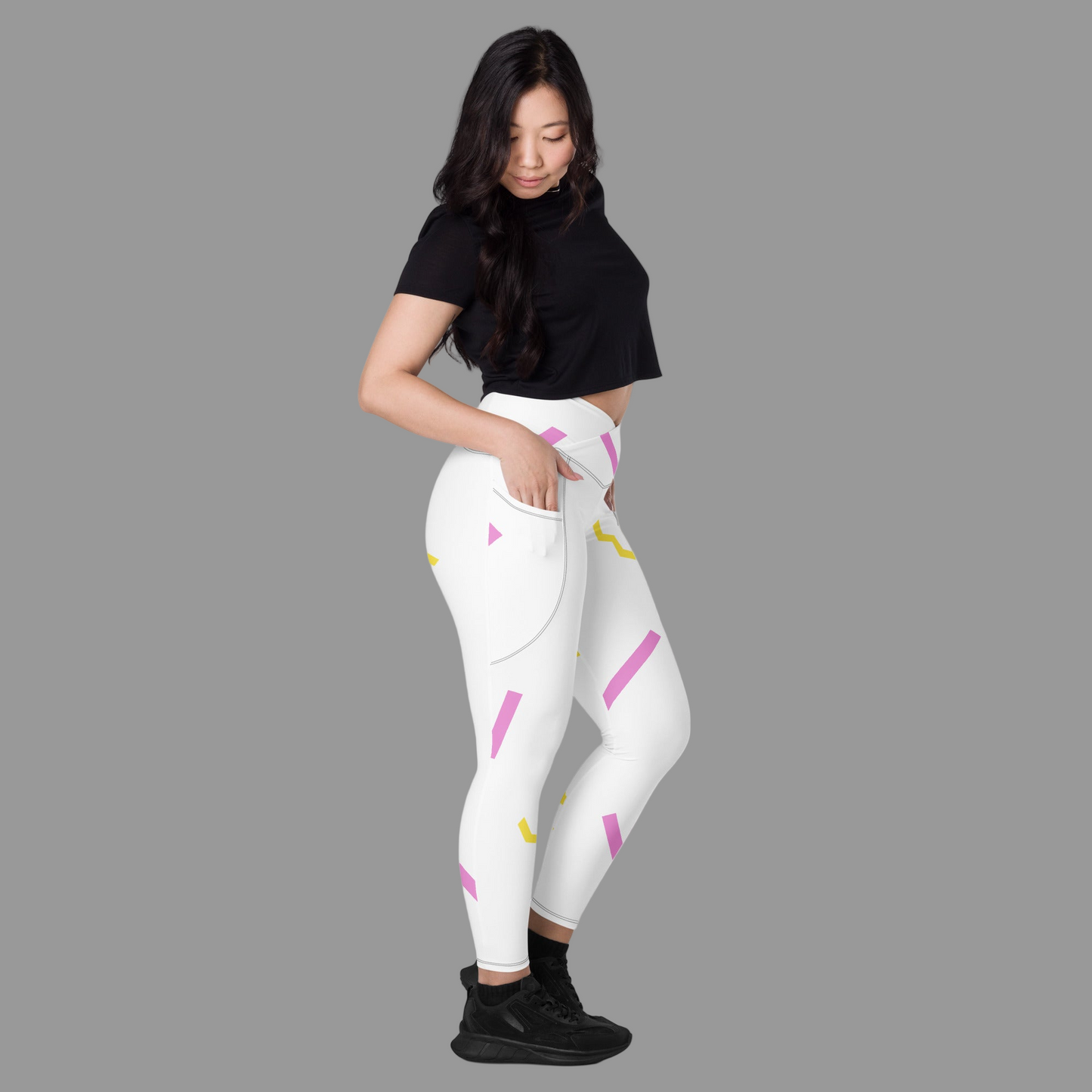 FITATOO Tag Crossover Leggings - Fitatoo
